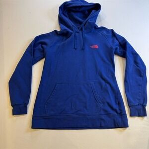 The North Face Women's Blue Hoodie Size M Casual Outdoor Fleece‎